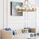 Loft Industry Modern - Lotus Rib Chandelier